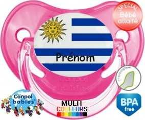 Drapeau uruguay + prénom: Sucette Physiologique-su7.fr
