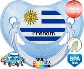 Drapeau uruguay + prénom: Sucette Physiologique-su7.fr