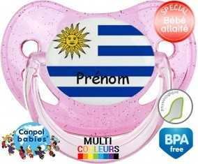 Drapeau uruguay + prénom: Sucette Physiologique-su7.fr