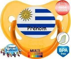 Drapeau uruguay + prénom: Sucette Physiologique-su7.fr