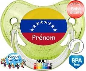 Drapeau vénézuéla + prénom: Sucette Physiologique-su7.fr