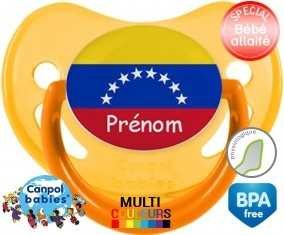 Drapeau vénézuéla + prénom: Sucette Physiologique-su7.fr