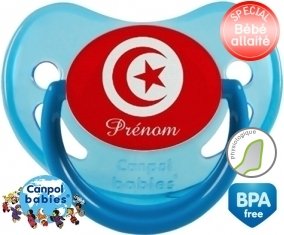 Drapeau tunisie + prénom: Sucette Physiologique-su7.fr