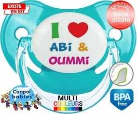 I love abi et oummi : Sucette Physiologique personnalisée