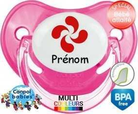 Croix basque + prénom: Sucette Physiologique-su7.fr