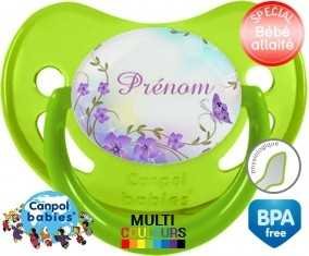 Papillon + prénom: Sucette Physiologique-su7.fr