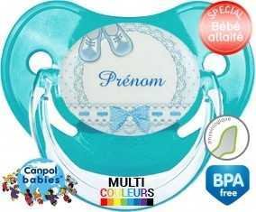 Chausson + prénom: Sucette Physiologique-su7.fr