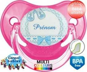 Chausson + prénom: Sucette Physiologique-su7.fr