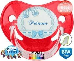 Chausson + prénom: Sucette Physiologique-su7.fr