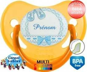 Chausson + prénom: Sucette Physiologique-su7.fr