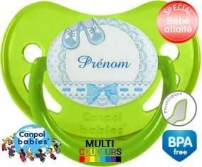 Chausson + prénom: Sucette Physiologique-su7.fr