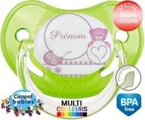 Ourson (fille) + prénom: Sucette Physiologique-su7.fr