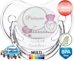 Ourson (fille) + prénom: Sucette Physiologique-su7.fr
