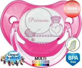 Ourson (fille) + prénom: Sucette Physiologique-su7.fr