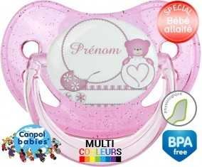 Ourson (fille) + prénom: Sucette Physiologique-su7.fr
