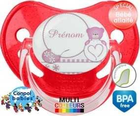 Ourson (fille) + prénom: Sucette Physiologique-su7.fr