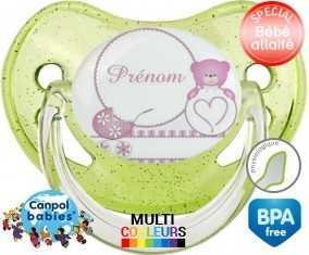 Ourson (fille) + prénom: Sucette Physiologique-su7.fr