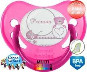 Ourson (fille) + prénom: Sucette Physiologique-su7.fr