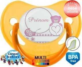 Ourson (fille) + prénom: Sucette Physiologique-su7.fr