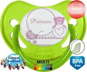 Ourson (fille) + prénom: Sucette Physiologique-su7.fr