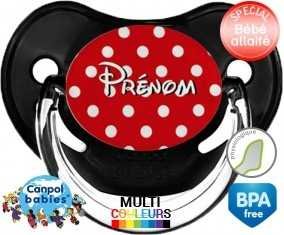 Petits pois + prénom: Sucette Physiologique-su7.fr