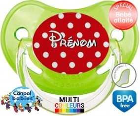 Petits pois + prénom: Sucette Physiologique-su7.fr