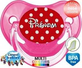 Petits pois + prénom: Sucette Physiologique-su7.fr