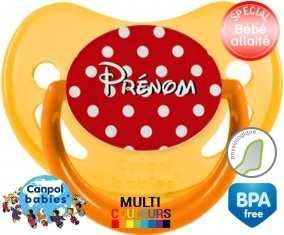 Petits pois + prénom: Sucette Physiologique-su7.fr