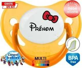 Noeud + prénom: Sucette Physiologique-su7.fr