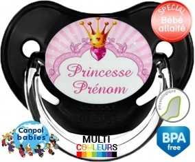 Design princesse + prénom: Sucette Physiologique-su7.fr