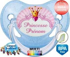 Design princesse + prénom: Sucette Physiologique-su7.fr