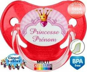 Design princesse + prénom: Sucette Physiologique-su7.fr