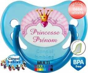 Design princesse + prénom: Sucette Physiologique-su7.fr