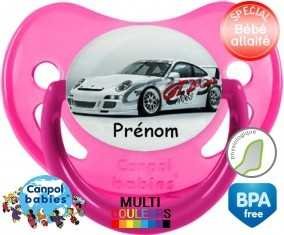 Voiture de course + prénom: Sucette Physiologique-su7.fr