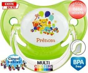 Jouets style1 + prénom: Sucette Physiologique-su7.fr