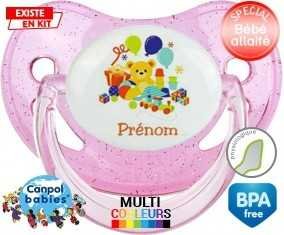 Jouets style1 + prénom: Sucette Physiologique-su7.fr