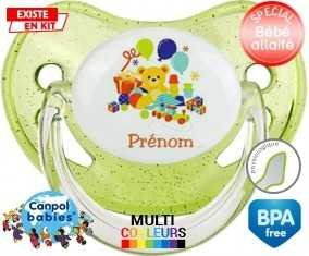Jouets style1 + prénom: Sucette Physiologique-su7.fr