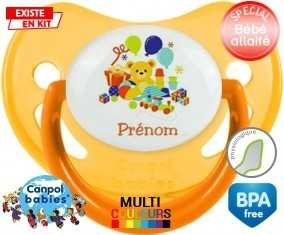 Jouets style1 + prénom: Sucette Physiologique-su7.fr