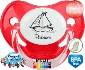 Bateau + prénom: Sucette Physiologique-su7.fr