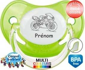 Moto style1 + prénom: Sucette Physiologique-su7.fr