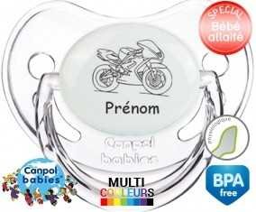 Moto style1 + prénom: Sucette Physiologique-su7.fr