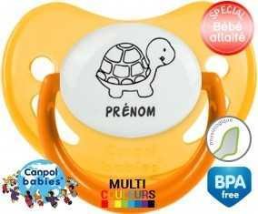 Tortue + prénom: Sucette Physiologique-su7.fr