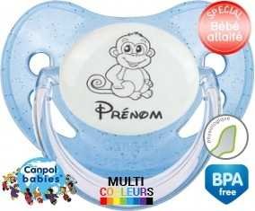 Singe 2 + prénom: Sucette Physiologique-su7.fr