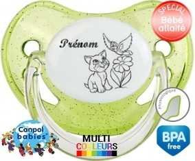 Chaton oiseau + prénom: Sucette Physiologique-su7.fr