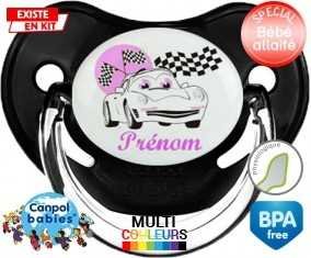 Voiture (fille) + prénom: Sucette Physiologique-su7.fr