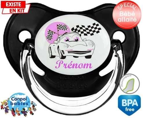 Voiture (fille) + prénom: Sucette Physiologique-su7.fr