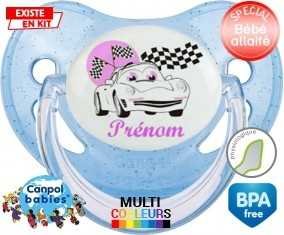 Voiture (fille) + prénom: Sucette Physiologique-su7.fr