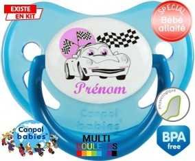 Voiture (fille) + prénom: Sucette Physiologique-su7.fr