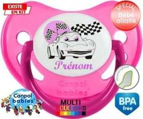 Voiture (fille) + prénom: Sucette Physiologique-su7.fr