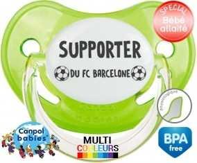 Foot supporter fc barcelone: Sucette Physiologique